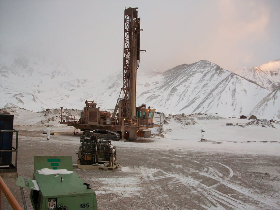 Mining equipment at Veladero, high in the mountains. Pic: Antonio Gritta