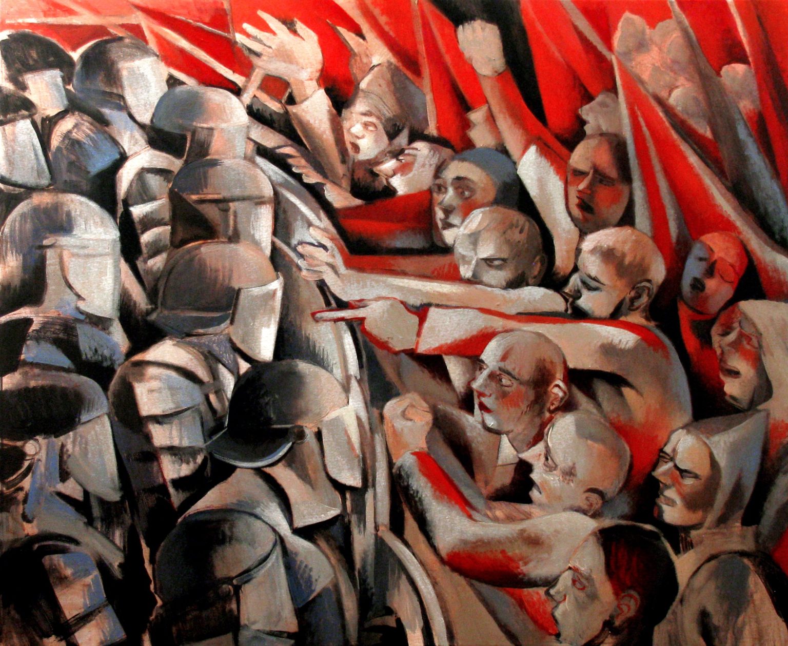 2017 ACAB by Juliusz Lewandowski, queer antifascist artist